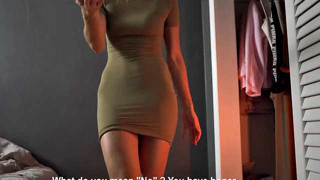 Stepmom caught her stepson masturbating and helps her cum quickly in her pussy while her husband is home.
