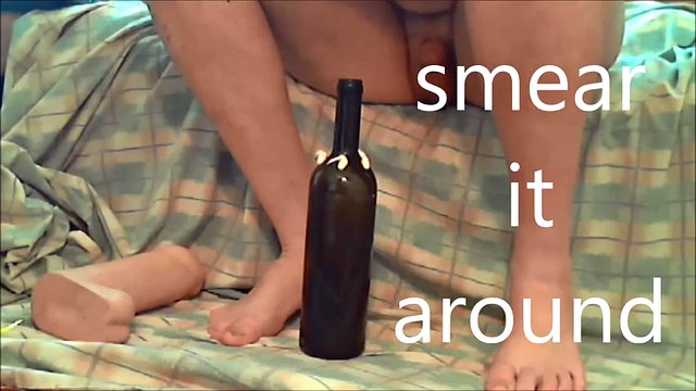 the large end of the bottle