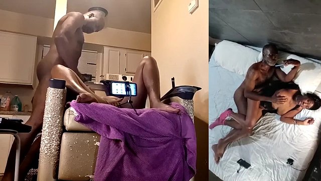 Homemade amateur swinger slim ebony milf with big tits 12