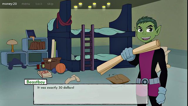 The perverted game of the Teen Titans