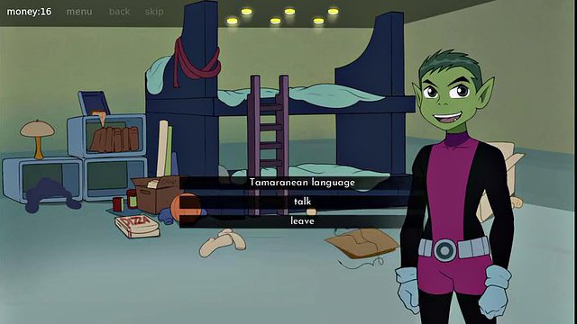 The perverted game of the Teen Titans