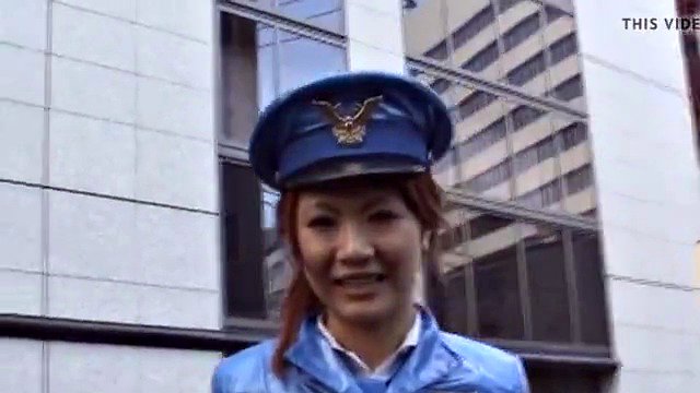 Subtitled Japanese public nudity miniskirt police striptease
