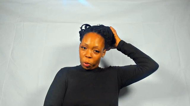 AnalEbony's Hourglass Big Butt in Black Femdom